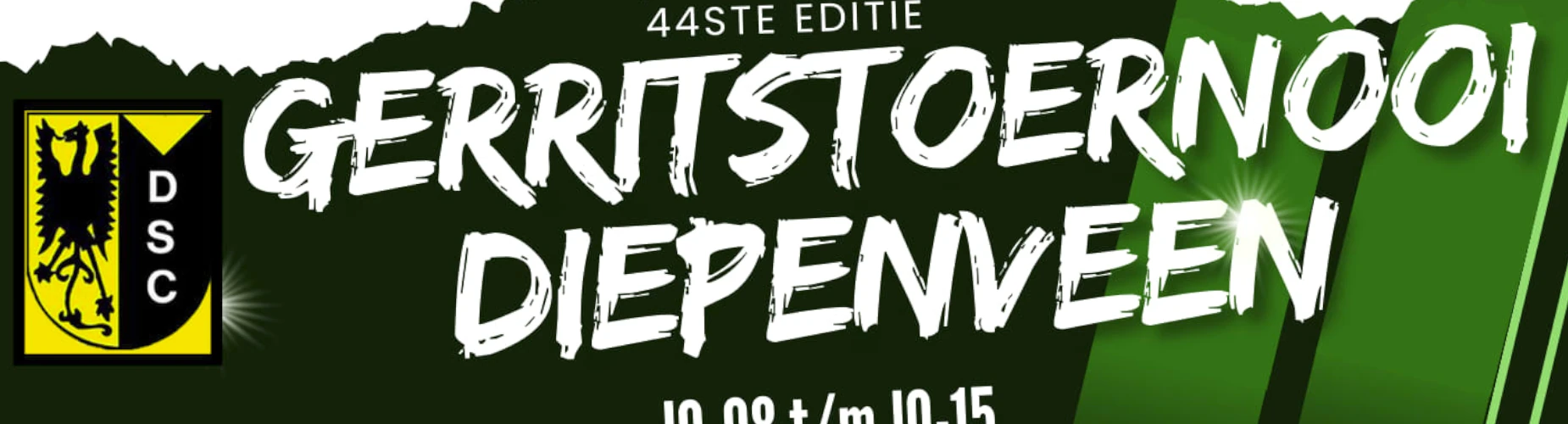 Banner - 44e DSC Gerrits Jeugdvoetbaltoernooi - vv Diepenveen - Diepenveen