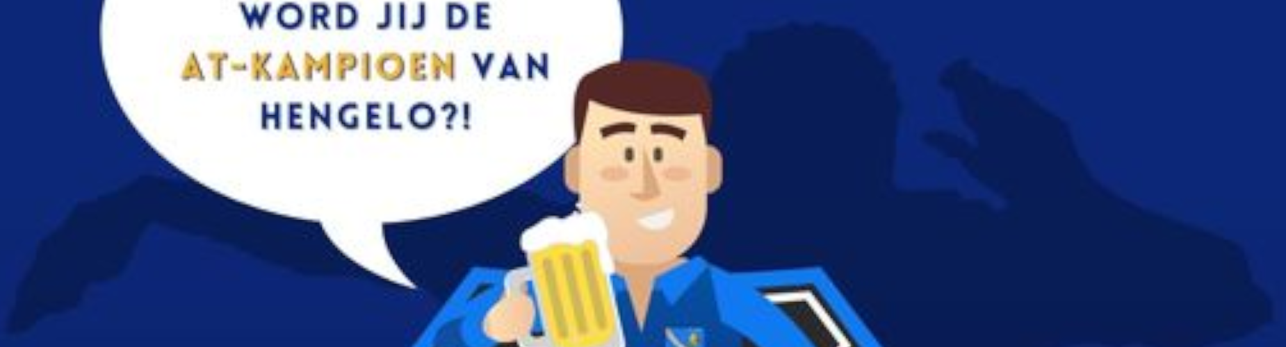 Banner - Atje voor de sfeer toernooi - HVV Hengelo - Hengelo