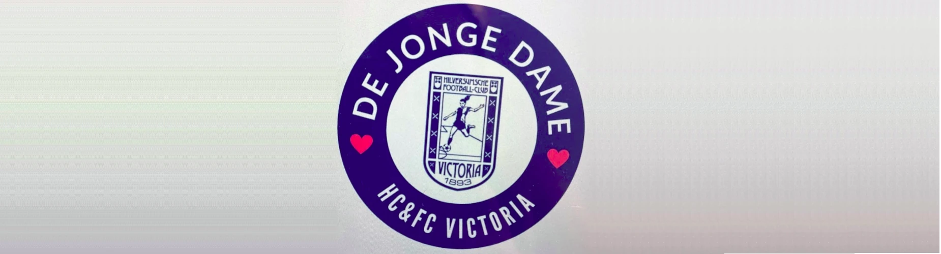 Banner - Jonge Dame 2024 - HC & FC Victoria - Loosdrecht