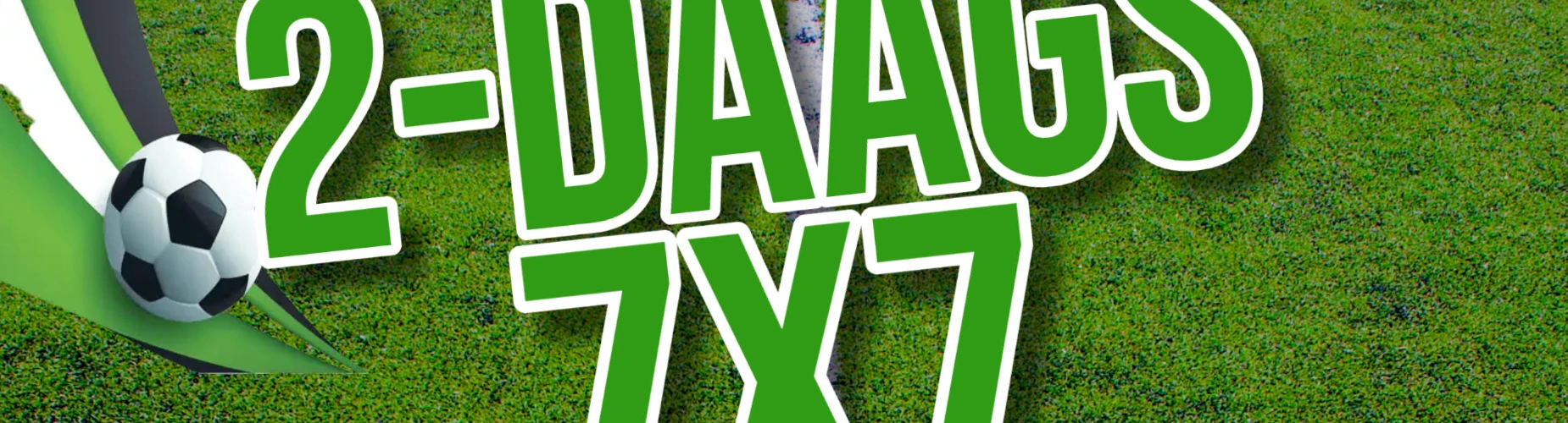 Banner - 7 tegen 7-toernooi 2024 - sv De Koog - De Koog