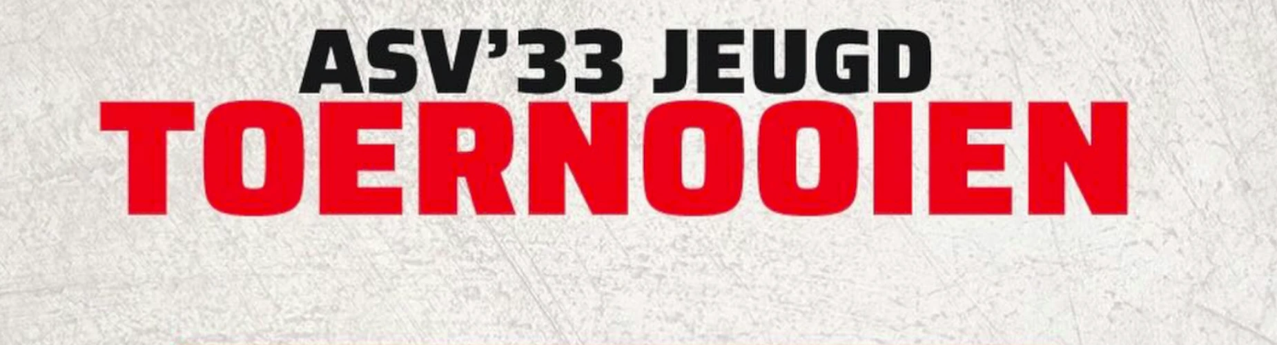 Banner - Jeugdtoernooi ASV’33 - ASV’33 - Aarle-Rixtel