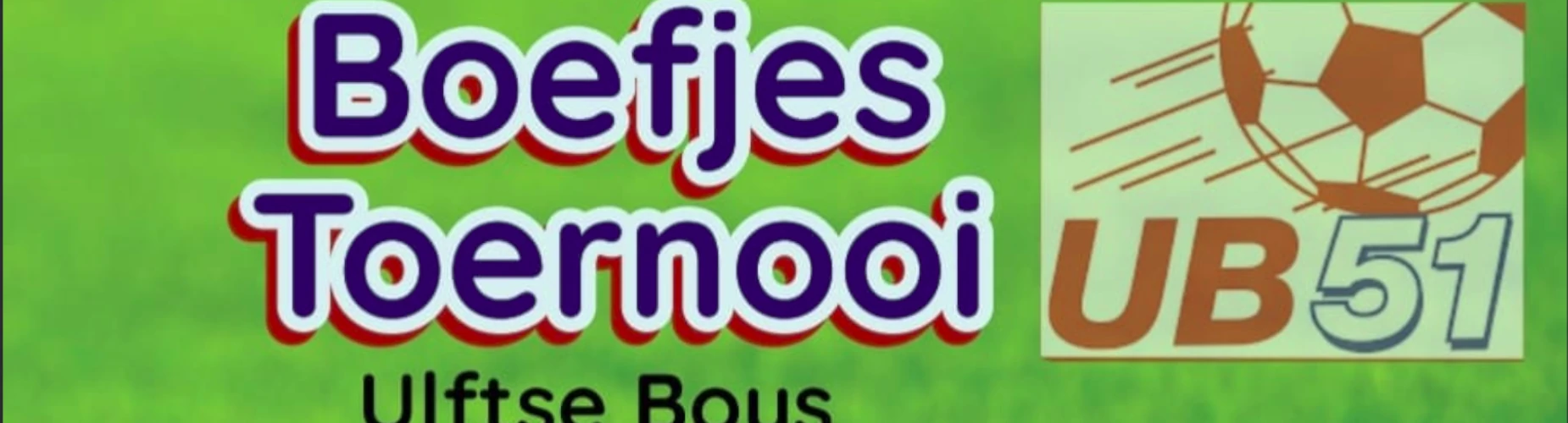 Banner - Boefjes Toernooi - vv Ulftse Boys - Ulft