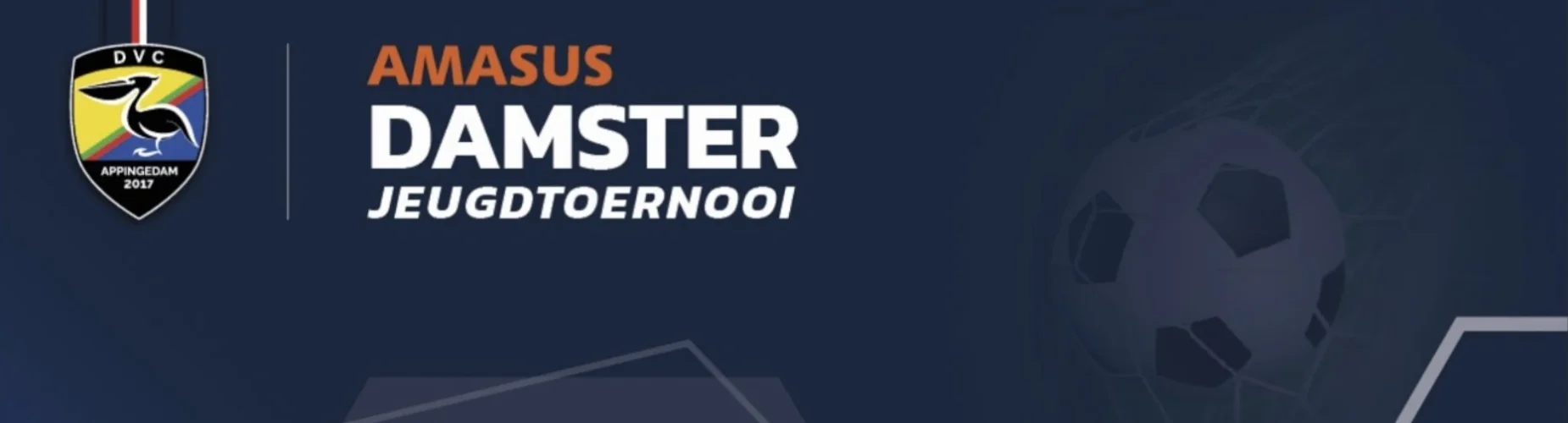 Banner - Amasus Damster Jeugdtoernooi - DVC Appingedam - Appingedam