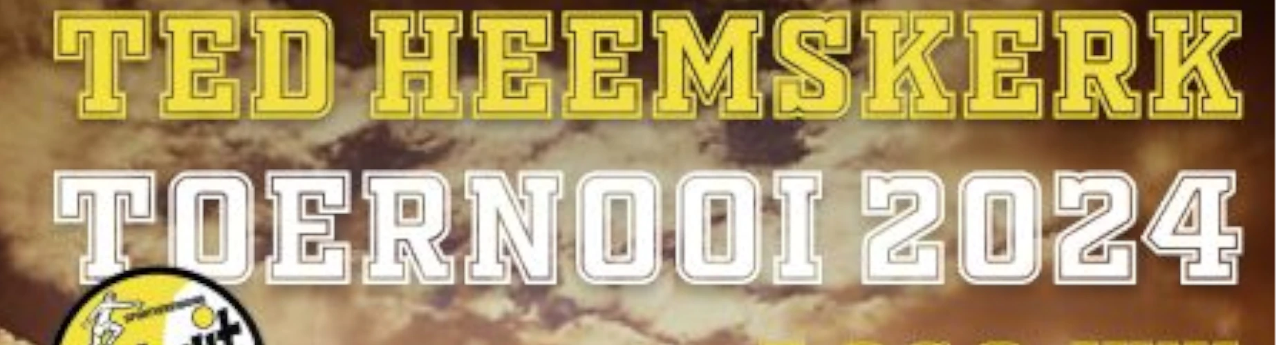 Banner - Ted Heemskerk Toernooi 2024 - SV Geel-Wit ’20 - Haarlem