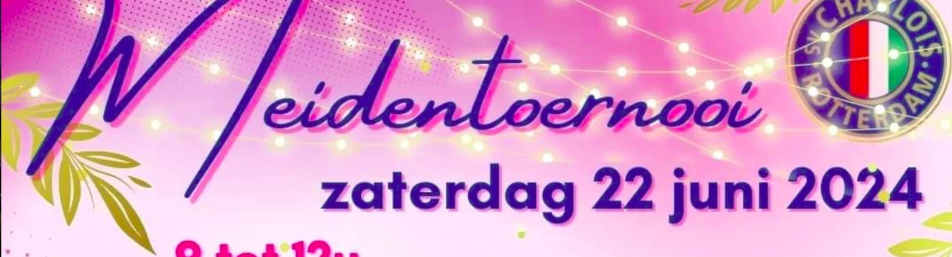 Banner - Meidentoernooi - Sv Charlois Rotterdam - Rotterdam