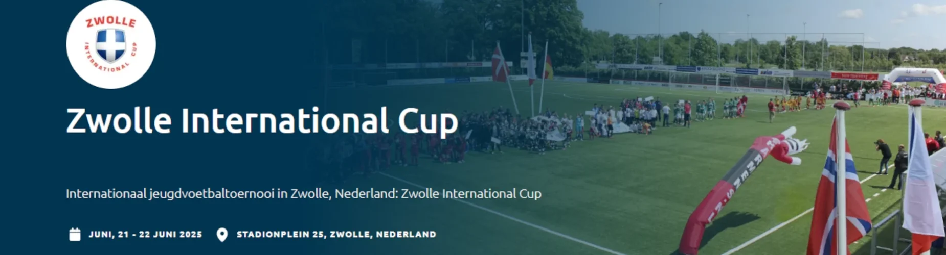 Banner - Zwolle International Cup 2025 - Be Quick ’28 - Zwolle