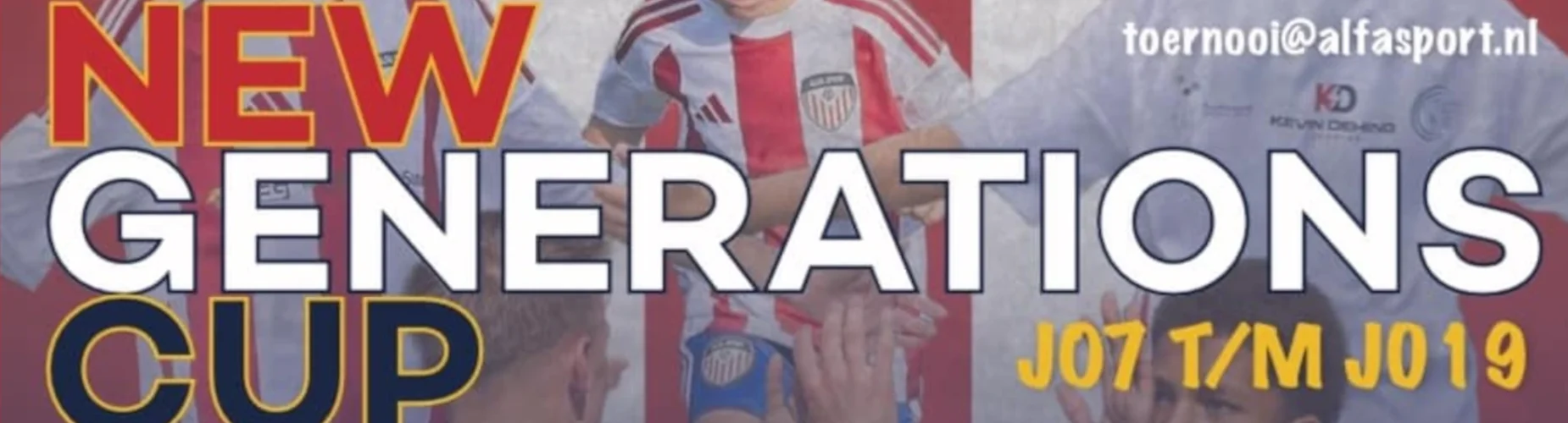 Banner - New Generations Cup 2025 - VV Alfa Sport - Oirsbeek