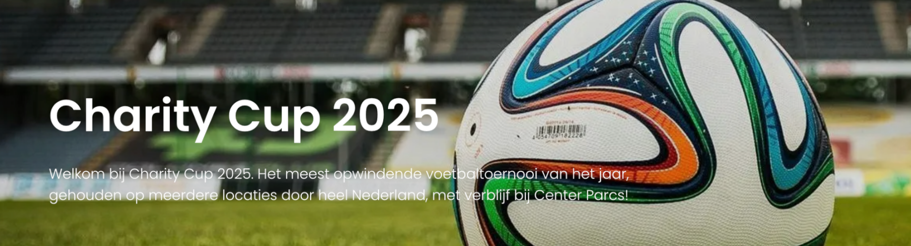 Banner - Charity Cup – Port Zélande - Ammonite Sport Events - Amstelveen