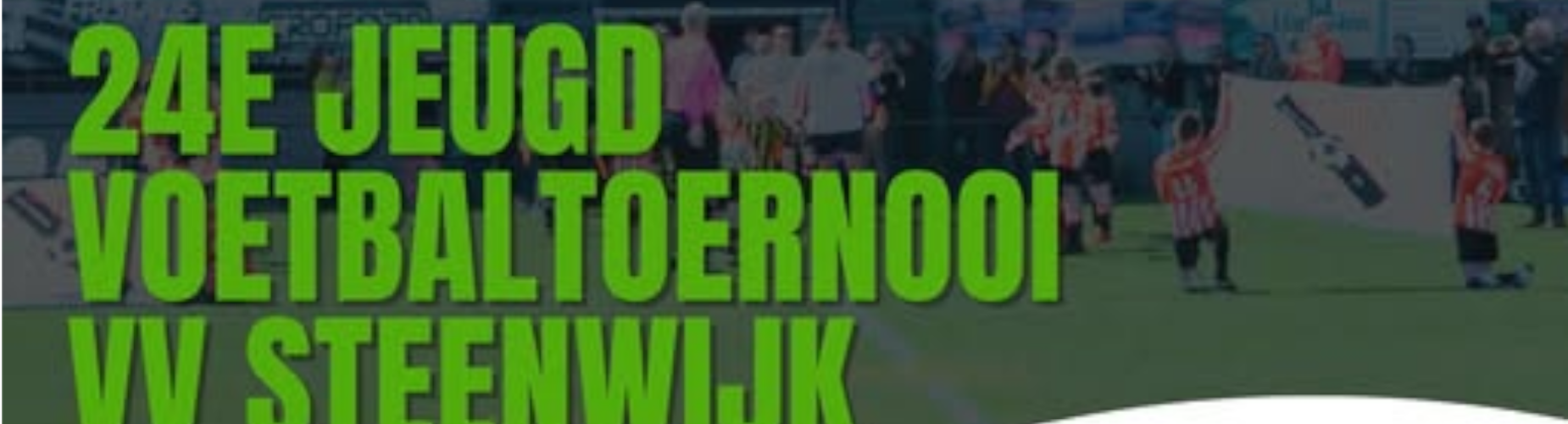 Banner - WBS Infra Jeugdtoernooi 2025 - VV Steenwijk - Steenwijk