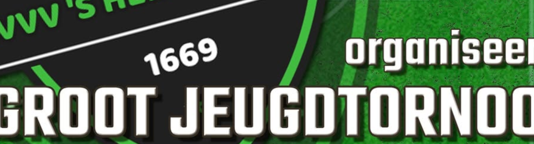 Banner - Groot Jeugdtornooi 2025 - KVVV ‘s Herenelderen - Tongeren