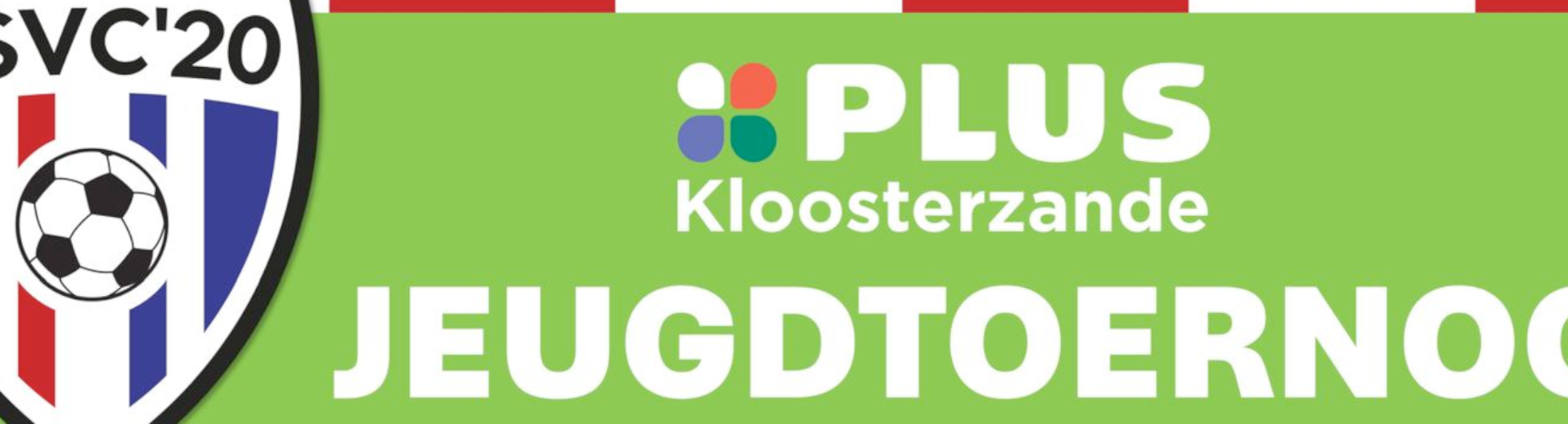 Banner - PLUS Kloosterzande Jeugdtoernooi - HSVC ’20 - Kloosterzande
