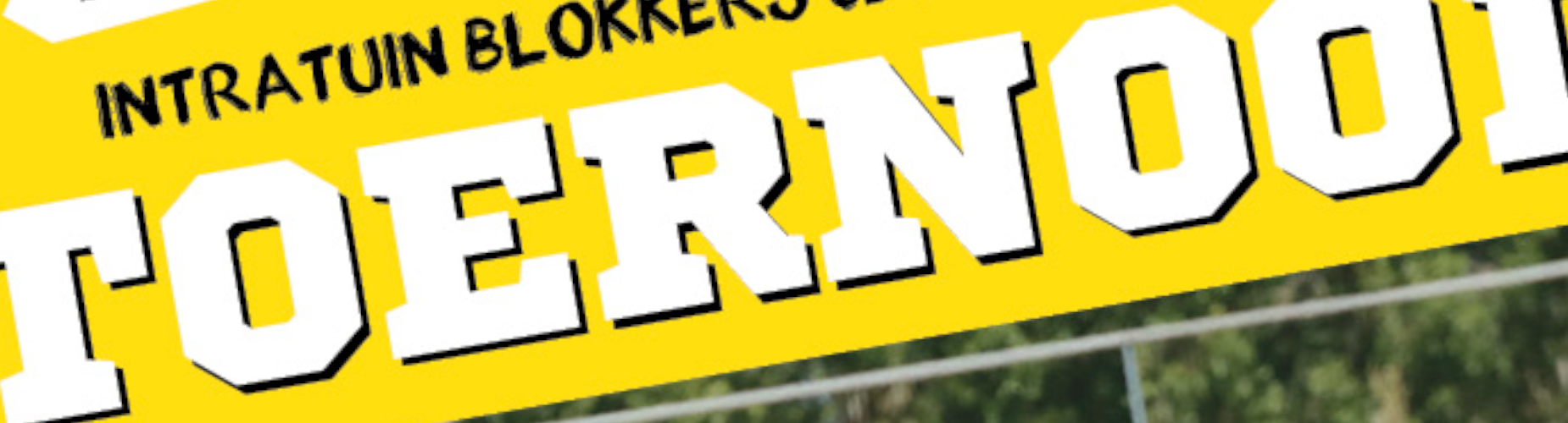 Banner - Intratuin Blokkers Toernooi 2025 - vv De Blokkers - Blokker
