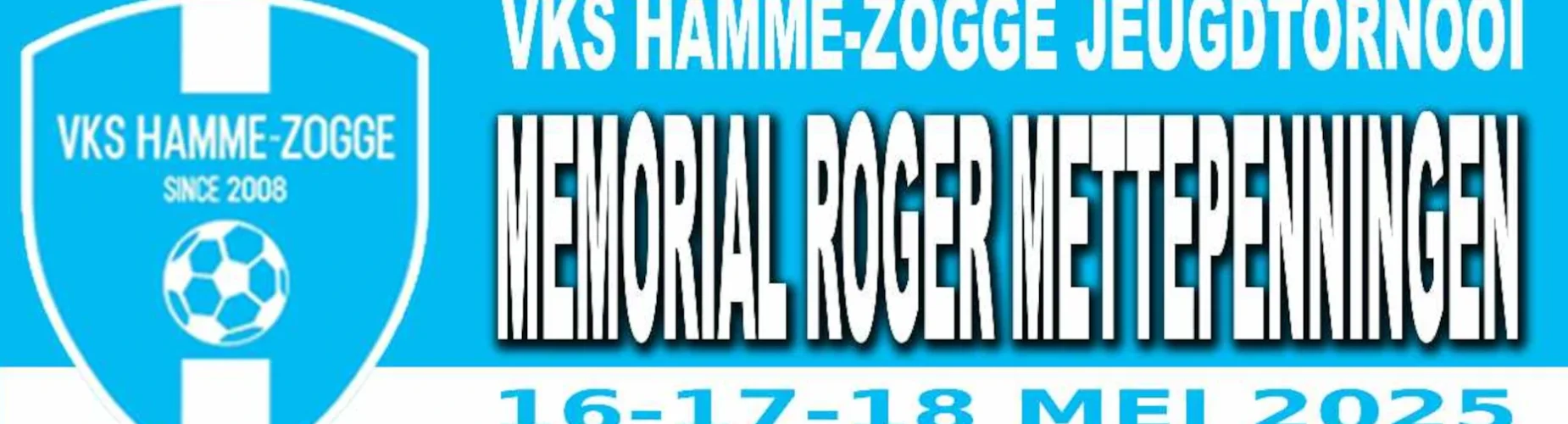 Banner - Memorial Roger Mettepenningen - VKS Hamme Zogge - Hamme