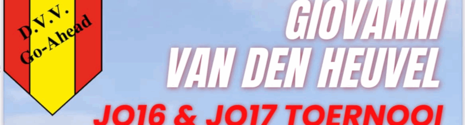 Banner - Giovanni van den Heuvel Toernooi - DVV Go Ahead - Deventer