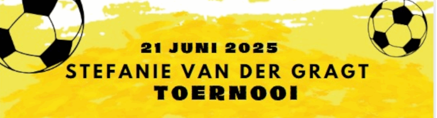 Banner - Stefanie van der Gragt toernooi 2025 - Reiger Boys - Heerhugowaard