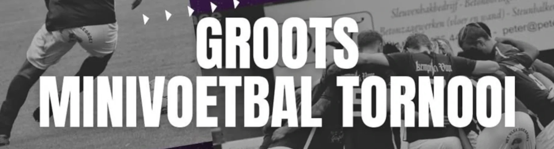 Banner - Groots Minivoetbal Tornooi 2025 - Koninklijke Zandhoven Sportkring - Zandhoven