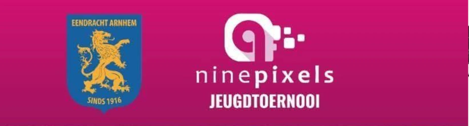 Banner - Eendracht Arnhem NinePixels jeugdtoernooi 2025 - Eendracht Arnhem - Arnhem